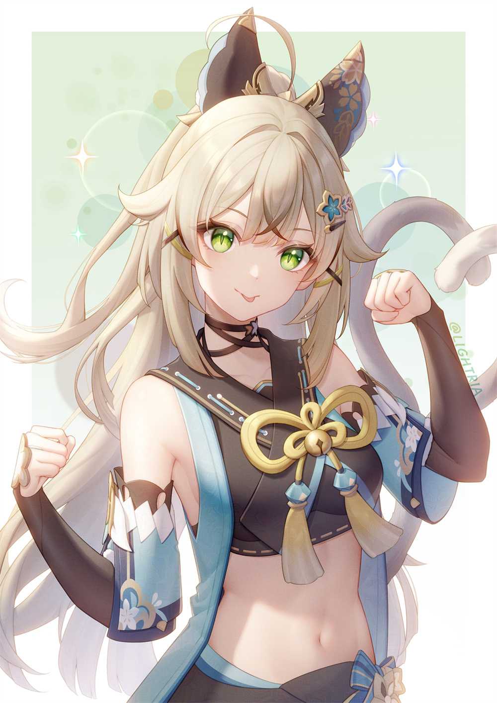 【P站画师】申鹤 妮露 原神全家桶 日本插画师LightRia的美图壁纸作品推荐