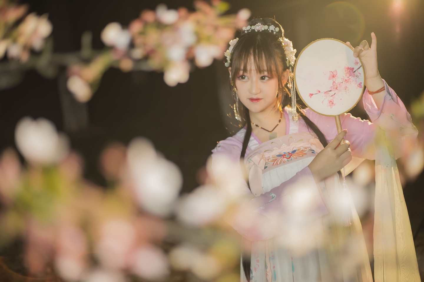 花枝飞舞  花飞花落