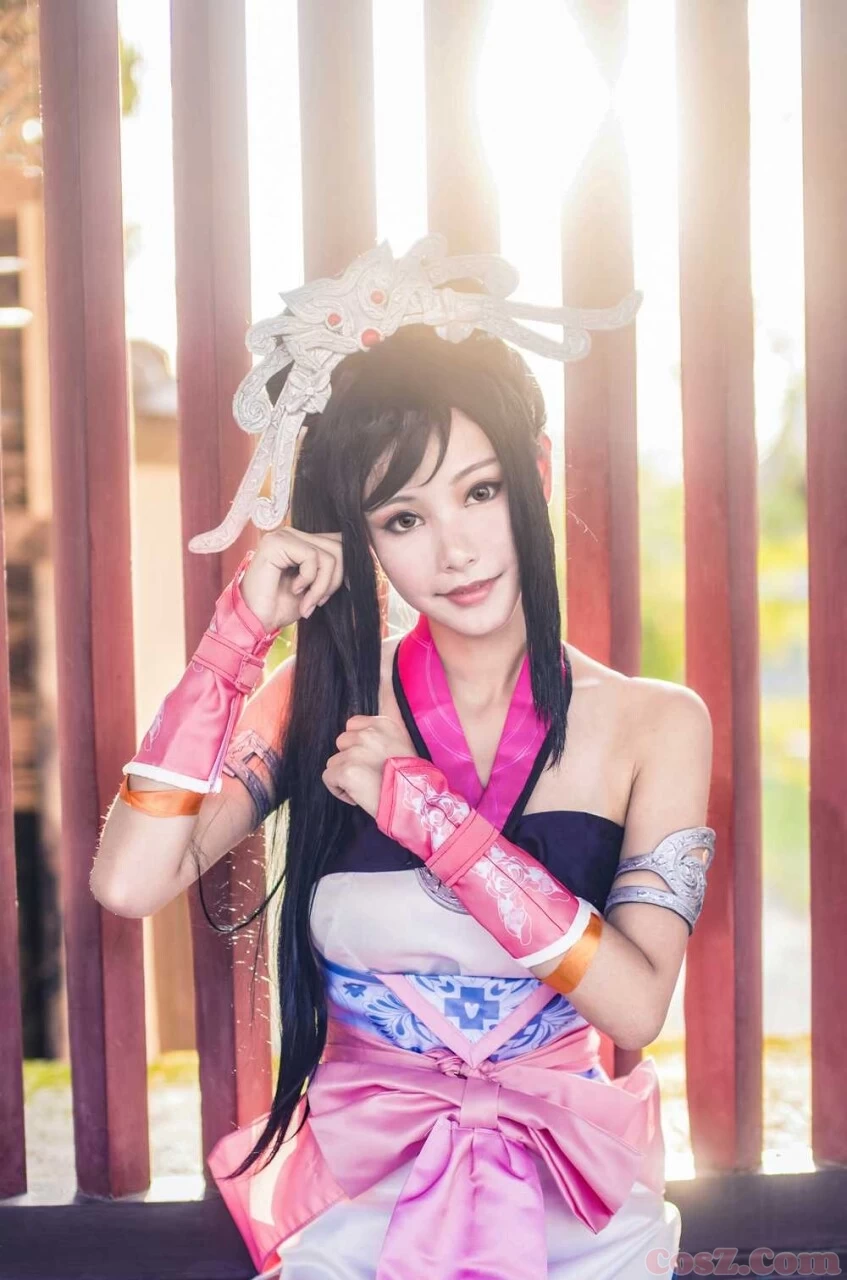 三国无双貂蝉古装风深宫里的大长腿是真美啊