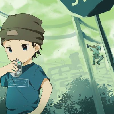 好看二次元男生头像，在阳光下用力的微笑