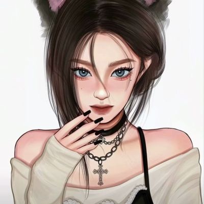 心仪女孩 优质动漫女头温柔干净，她与温柔共存