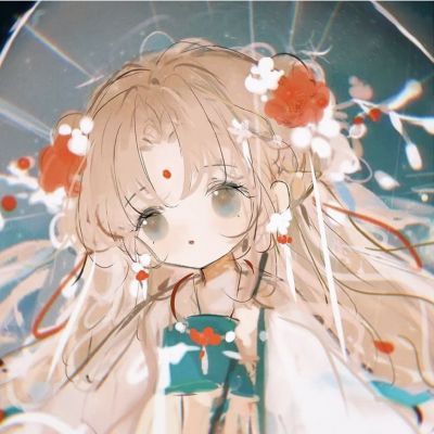 动漫高清女生头像手绘头像，对你微笑一去不复返的青春