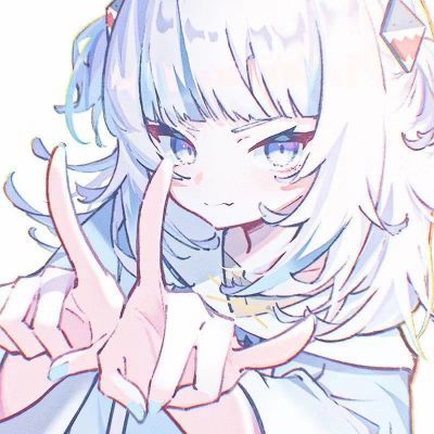 动漫高清女生头像手绘头像，对你微笑一去不复返的青春