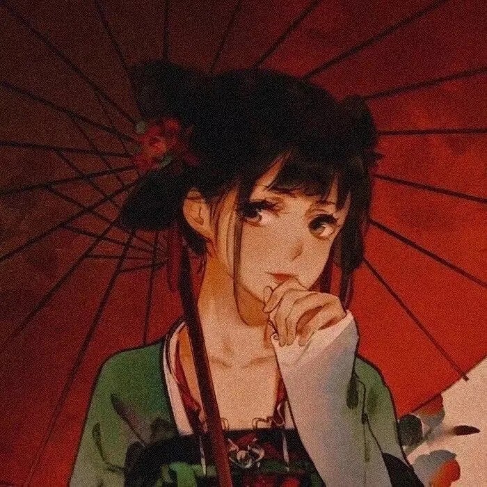 古风动漫女头像 仙歌音 玉笛灵 酒盏玉露清?