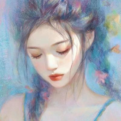 手绘女生头像动漫唯美，快换上吧让自己头像变的优秀