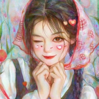 手绘女生头像动漫唯美，快换上吧让自己头像变的优秀