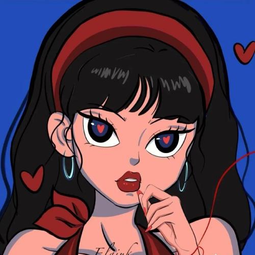 动漫头像二次元情侣头，每一天陪你看日落