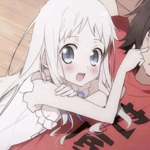 幸福宠溺的甜蜜的动漫情侣头像，爱上你我不后悔