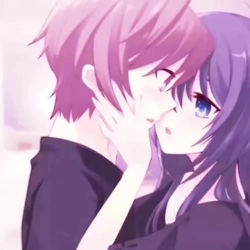 微信动漫头像女生冷酷情侣，心的遇见，浪费青春陪了你