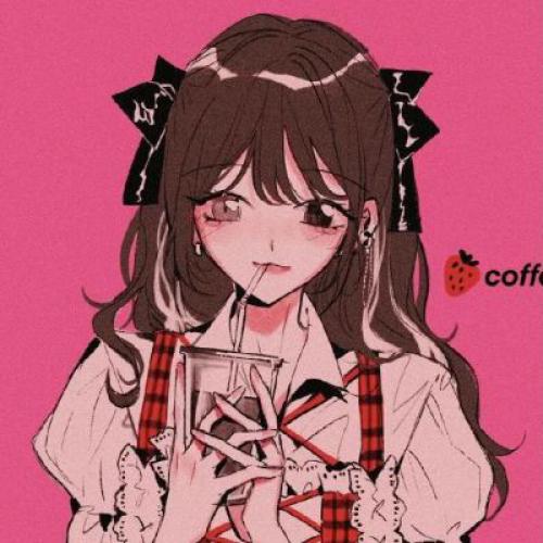 2022很低调的二次元双人情侣头像，钟意的少女我爱你