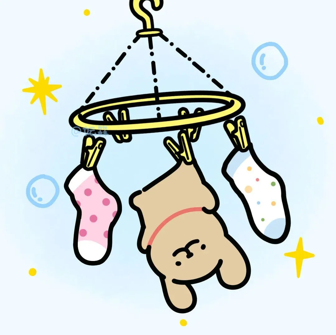 𝙒𝙚𝘾𝙝𝙖𝙩 | 超萌线条小狗侣头像