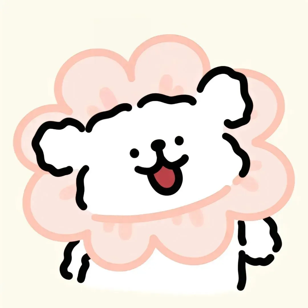 𝙒𝙚𝘾𝙝𝙖𝙩 | 超萌线条小狗侣头像