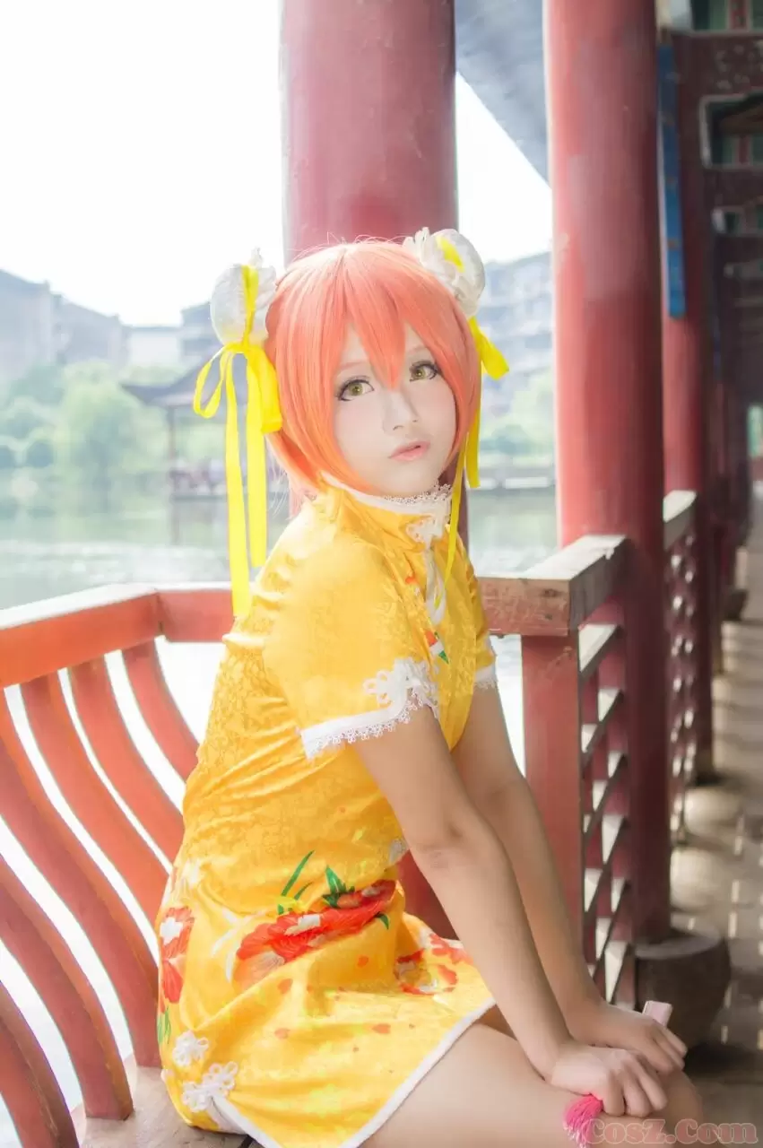 《C站·第133期》星空凛旗袍未觉醒Cosplay