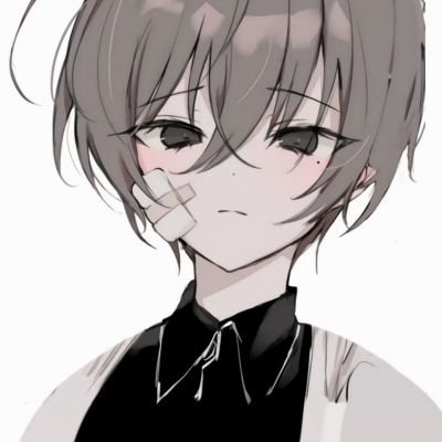 侧脸头像冷酷帅气动漫头像男生，躲在你生命的角落默默的注视着你