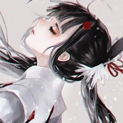 神仙动漫女头动漫头像，留在回忆里和你在一起