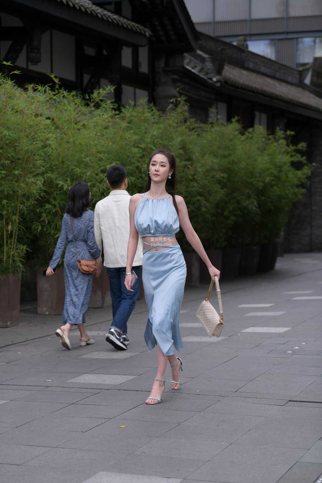 精选街拍作品 NO.1603 裙装凉高美女1-美图