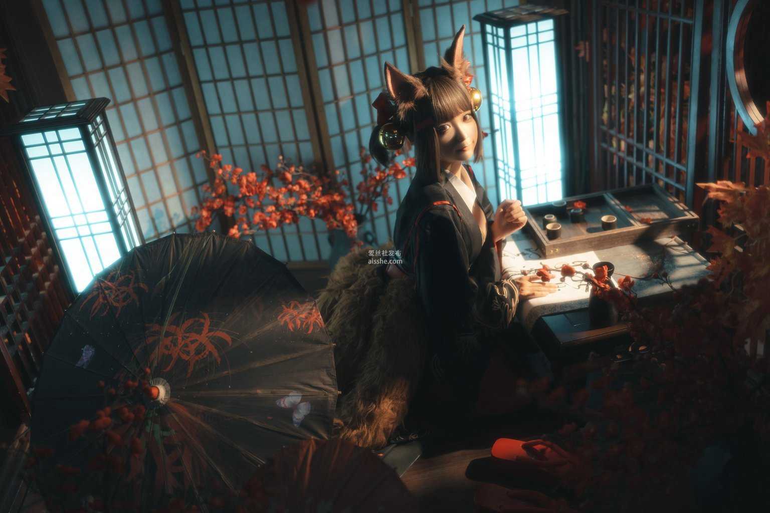 知名动漫博主@蠢沫沫 小赤城-美图