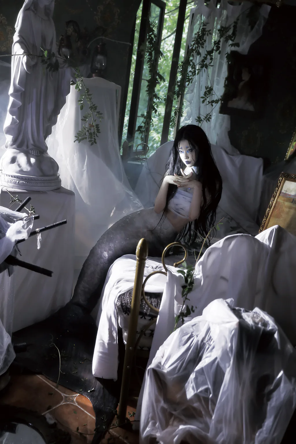 [YITUYU艺图语]2023.03.01 人鱼雕像 灵魂出逃空川子[29+1P/306MB]-美图