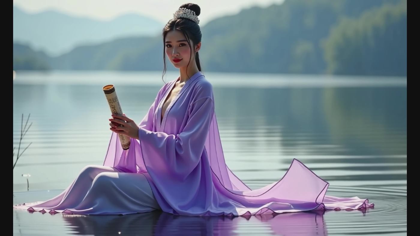 图片[3]-AI Video 005 Golden Petals _ Eastern Beauty (AI Creation, 4k Version, No Ads)[1V/173MB]-美图