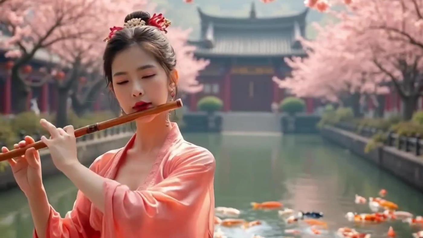 图片[1]-AI Video 008 Relaxing Chinese Guzheng Music – Soothing Sounds for Stress Relief _ Focus[1V/31.3MB]-美图