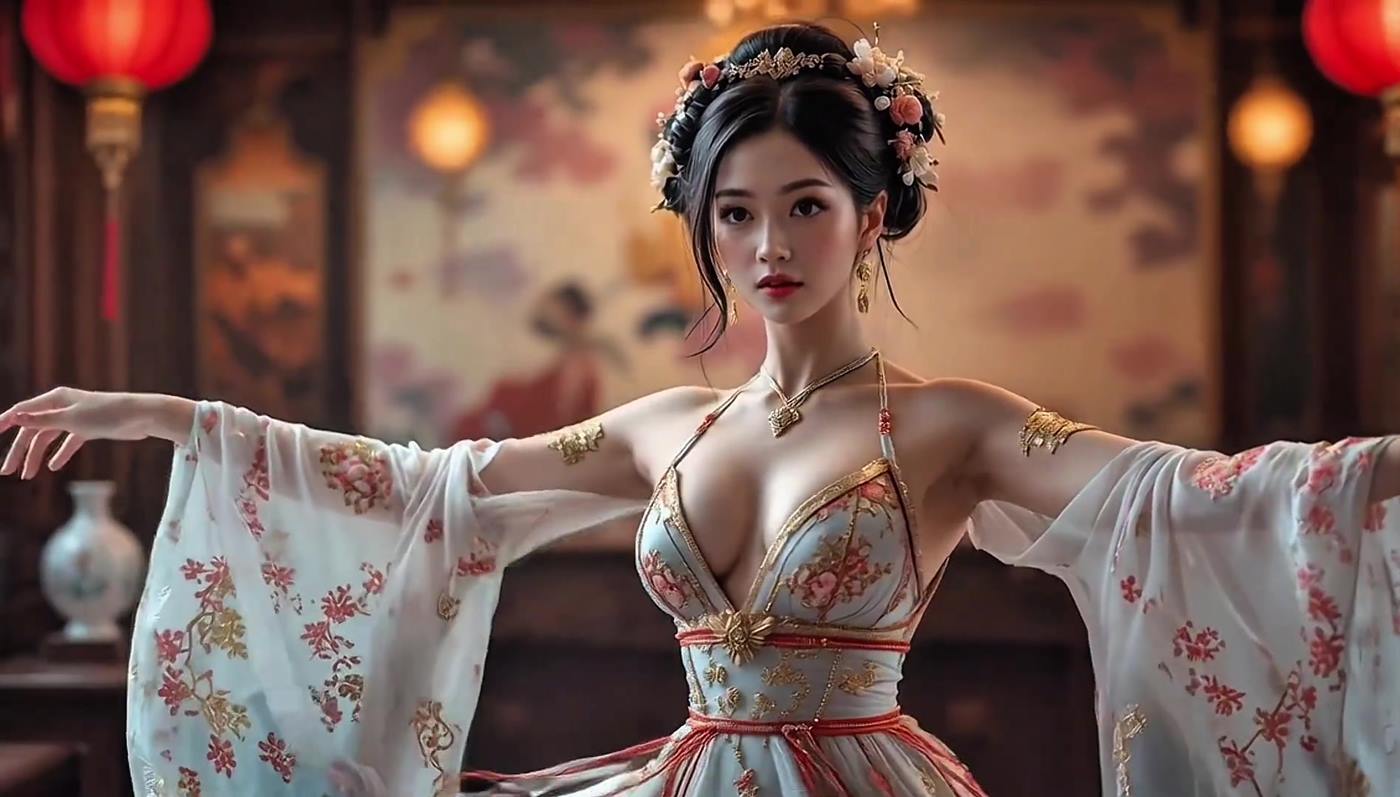 图片[3]-AI Video 023 Beautiful Relaxing Traditional Music _ Dancing _Stress Relief _Relaxation[1V/362MB]-美图