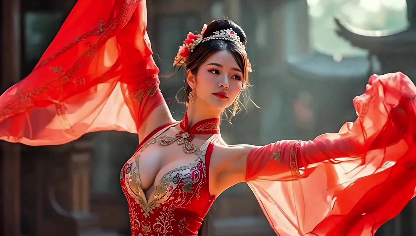 图片[4]-AI Video 023 Beautiful Relaxing Traditional Music _ Dancing _Stress Relief _Relaxation[1V/362MB]-美图