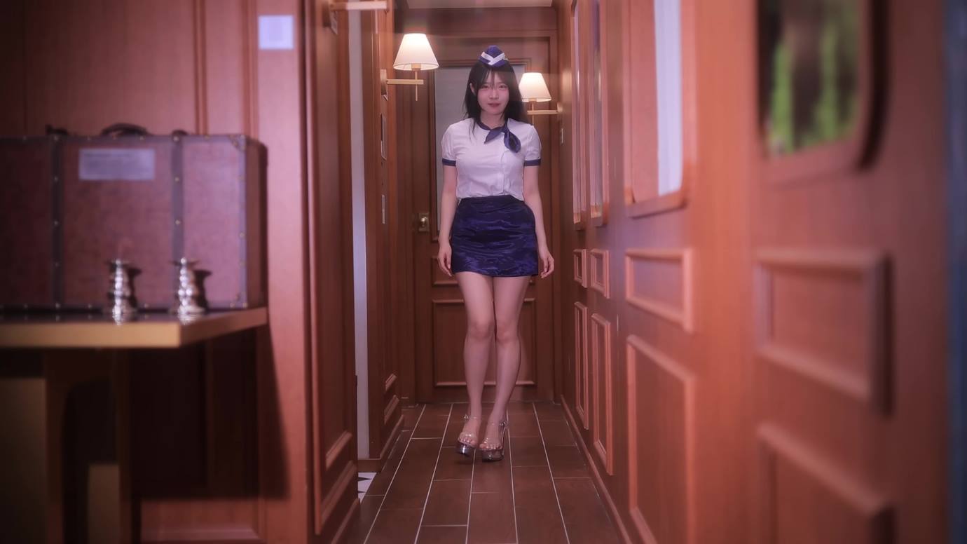 图片[3]-AI Video 045 Stewardess Lookbook Oriental Express ver[4K/1V/698MB]-美图