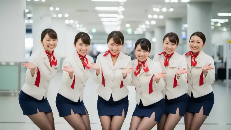 AI Video 052 Flight Attendant, Intern, Teacher _ Nurse_ April Photoshoot Collection[1V/270MB]-美图