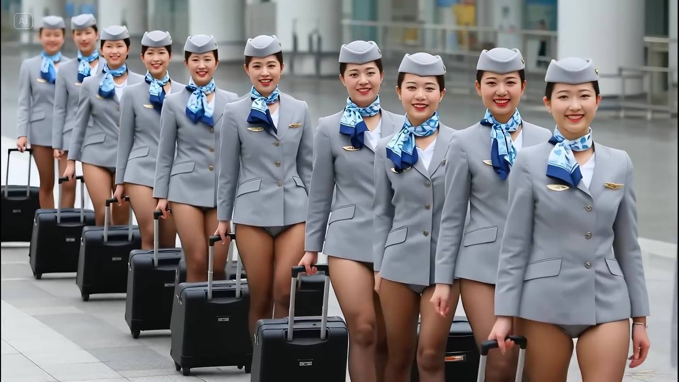 图片[2]-AI Video 052 Flight Attendant, Intern, Teacher _ Nurse_ April Photoshoot Collection[1V/270MB]-美图