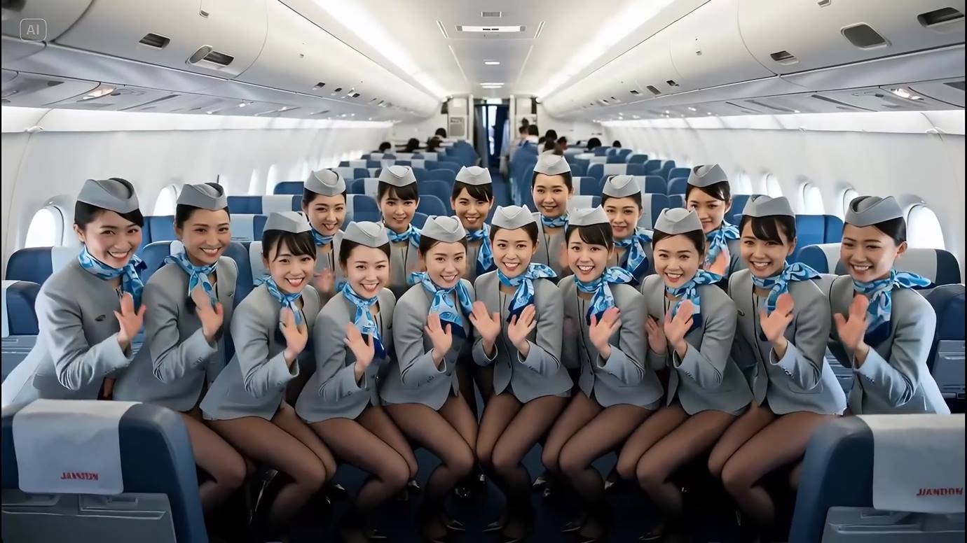 图片[3]-AI Video 052 Flight Attendant, Intern, Teacher _ Nurse_ April Photoshoot Collection[1V/270MB]-美图