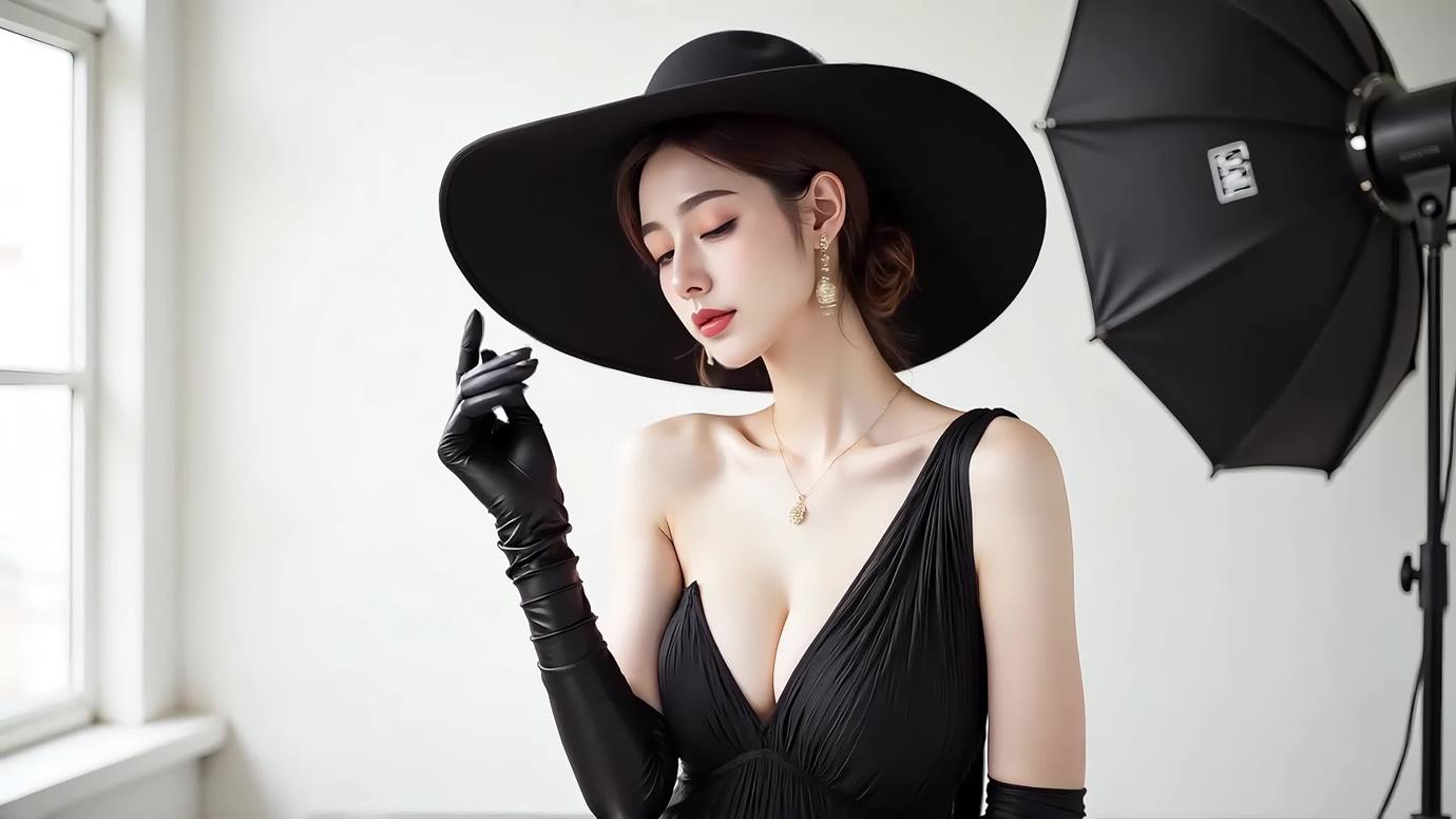 图片[3]-AI Video 056 Vibes d’Éclat – Miss Sweet _ Paris Streets _ Studio Lights in One Fashion Story[4K/1V/447MB]-美图