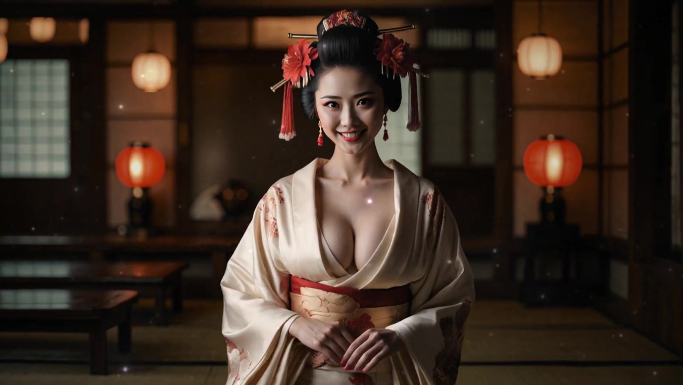 图片[4]-AI Video 068 GEISHA-The Night She Waited Dreamy Soul Music Healing Music of Love and Emotion[1V/807MB]-美图