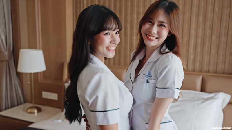 AI VIDEO 085 THE ANGEL’S SECRET FASHION SHOW #32 YOUR PRIVATE NURSES WILL HEAL YA[4K1V/366MB]-美图