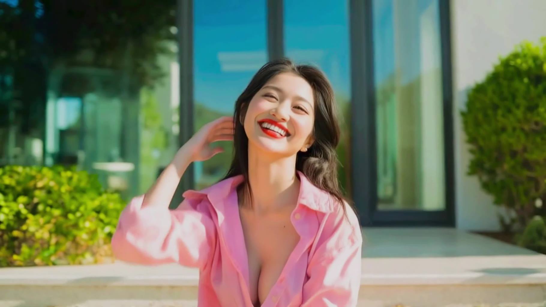 图片[2]-AI VIDEO 096 Wrapped in a pink shirt _ Chill Pop _ Official Music Video[4K/1V/278MB]-美图