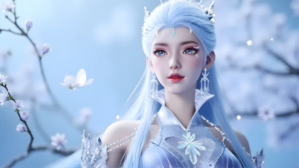 图片[2]-AI绘画 959 白泽-雪女[34P/197M]-美图