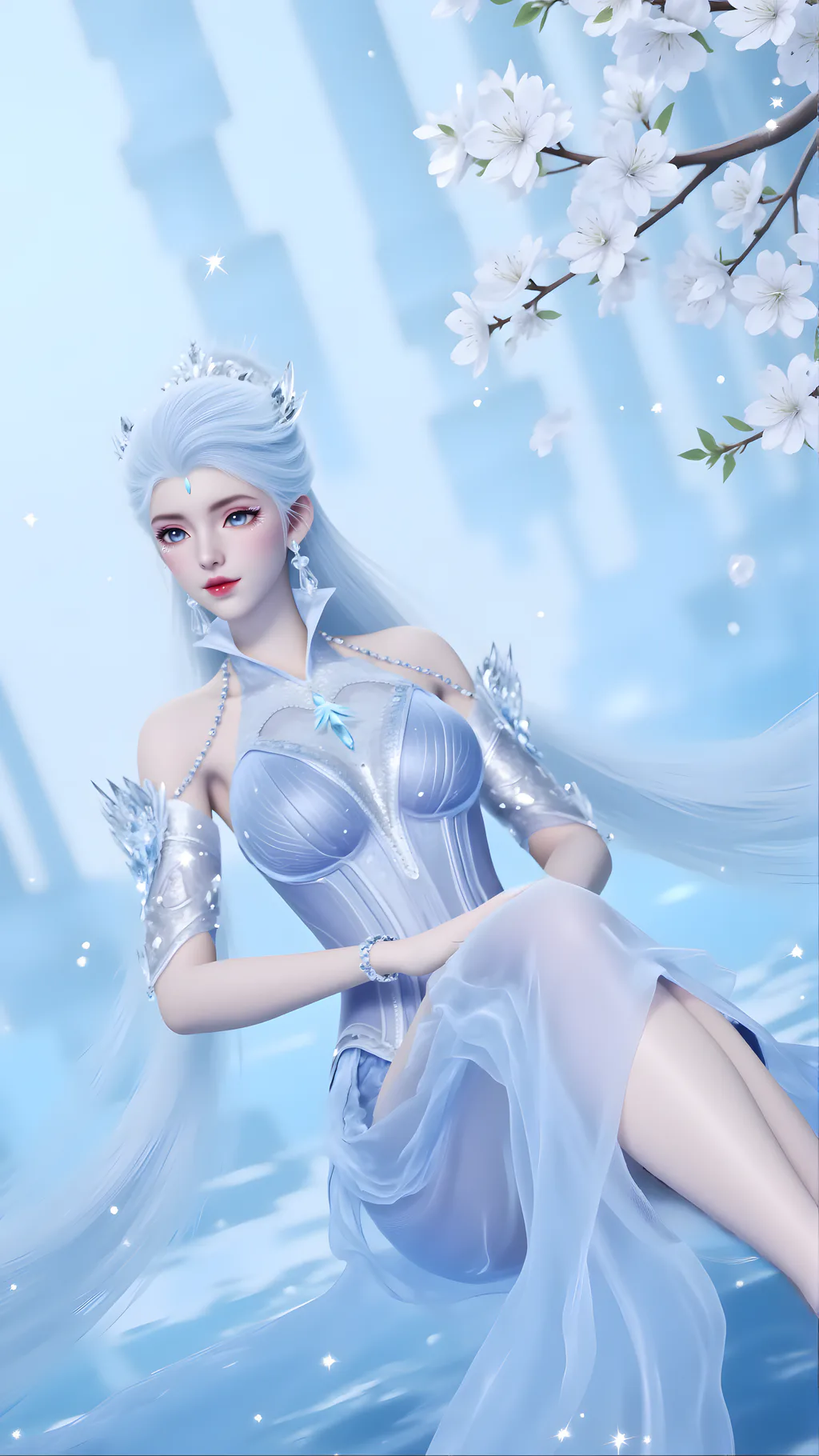 图片[3]-AI绘画 959 白泽-雪女[34P/197M]-美图