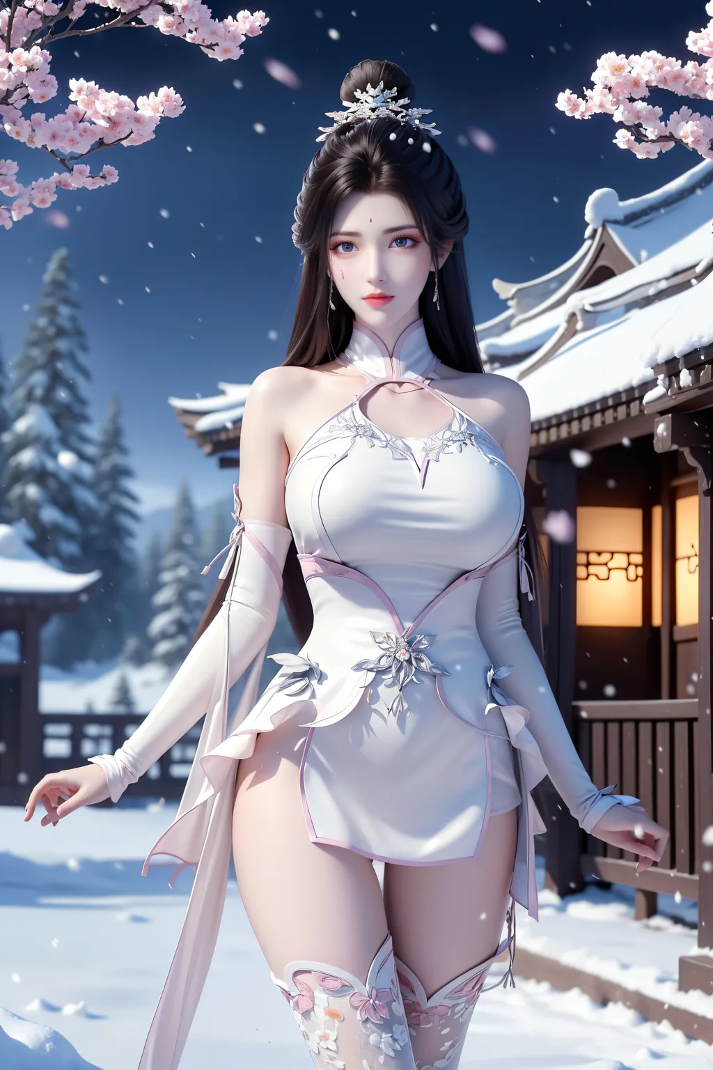 AI绘画 983 完美世界-月婵[48P/96M]-美图