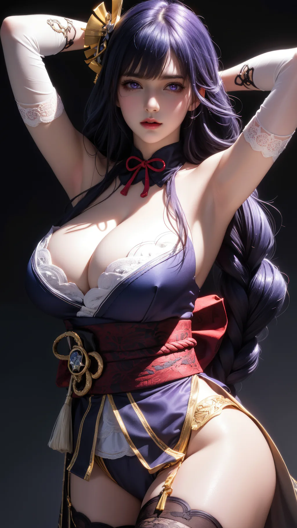 图片[3]-AI绘画 1001 雷电将军-AI女神[56P/538M]-美图