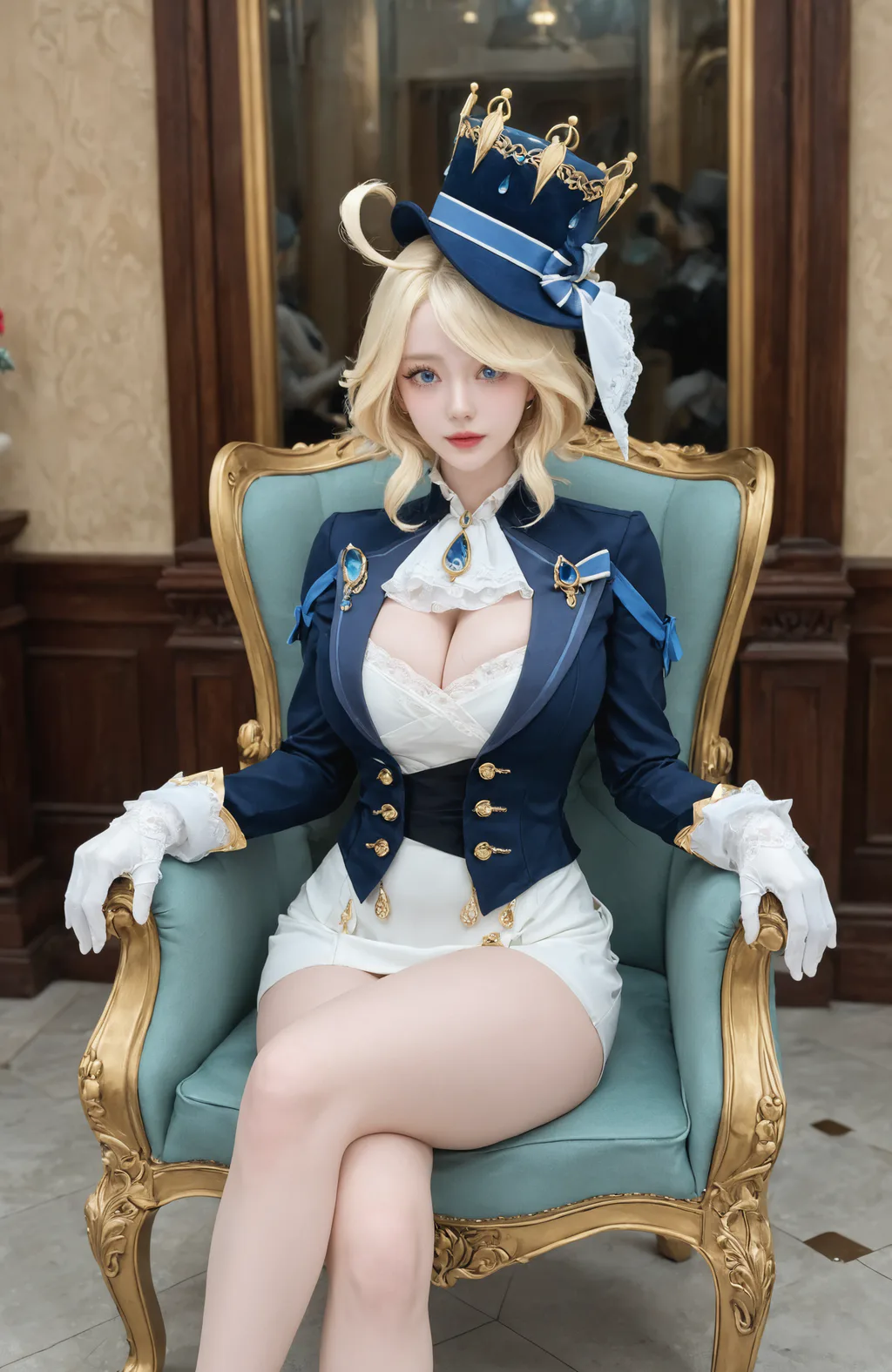 图片[3]-AI绘画 1013 芙宁娜-原神cos[17P/95MB]-美图