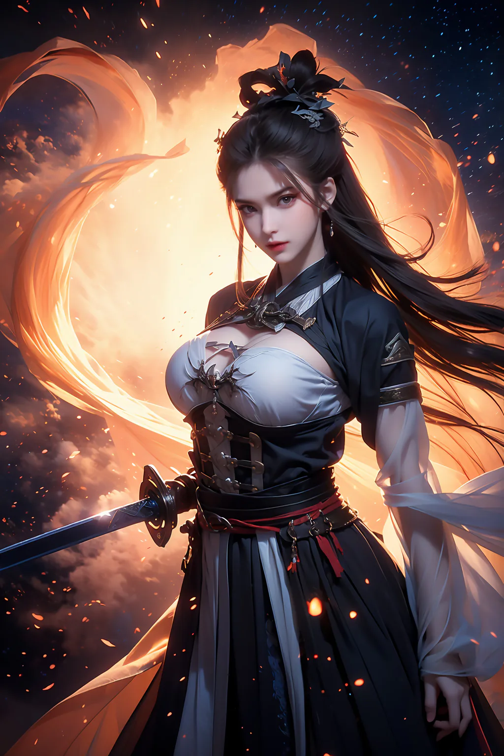 AI绘画 1015 画江湖不良人-将臣[84P/100M]-美图