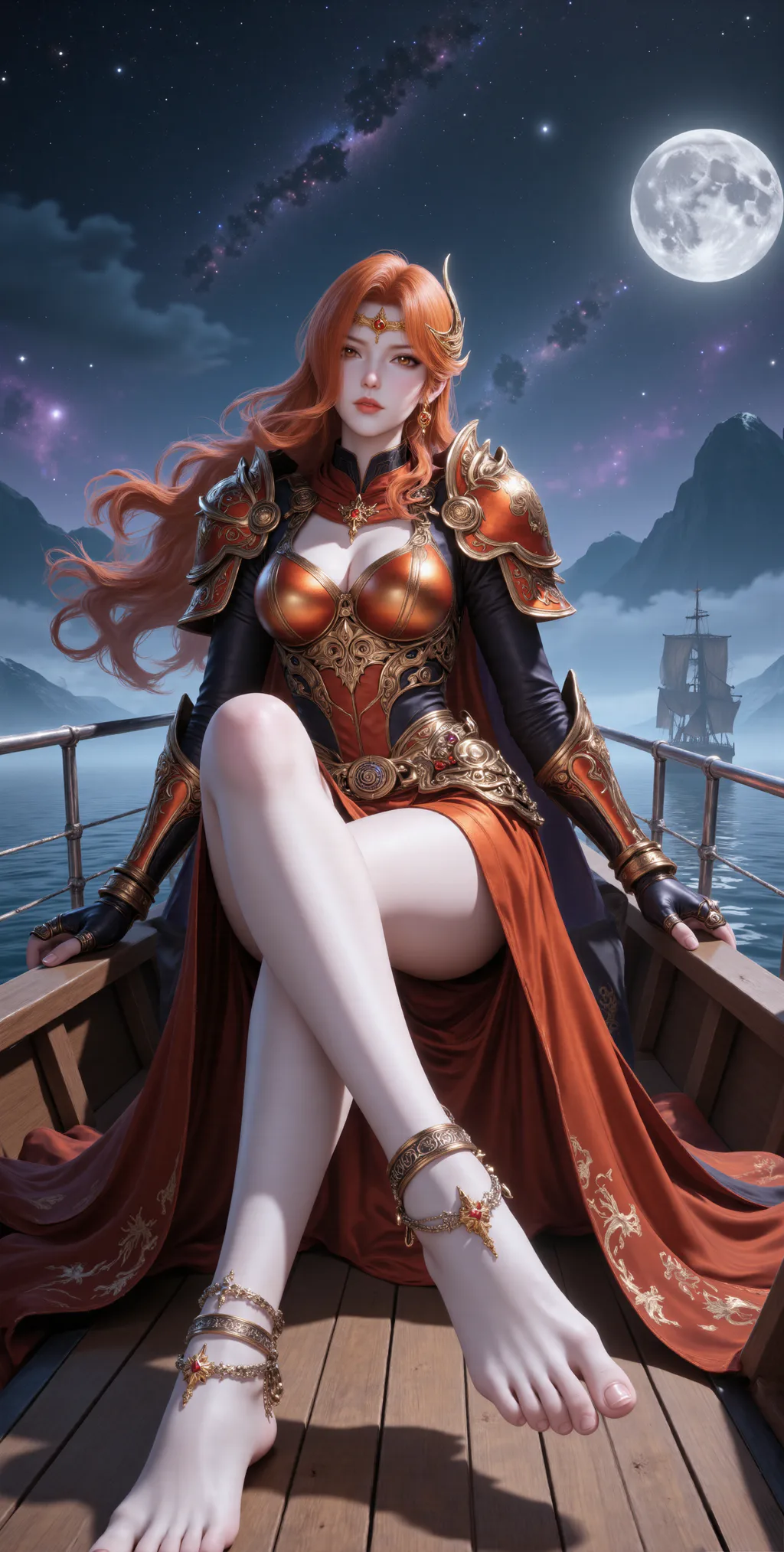 AI绘画 1023 橘子战甲[35P/991M]-美图