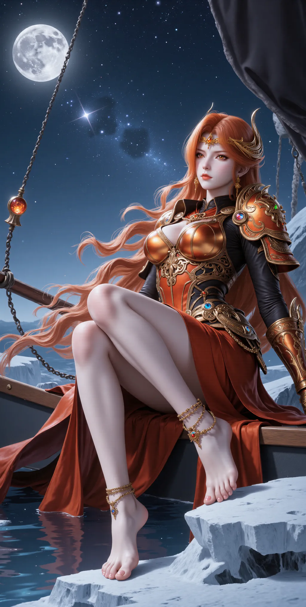 图片[4]-AI绘画 1023 橘子战甲[35P/991M]-美图