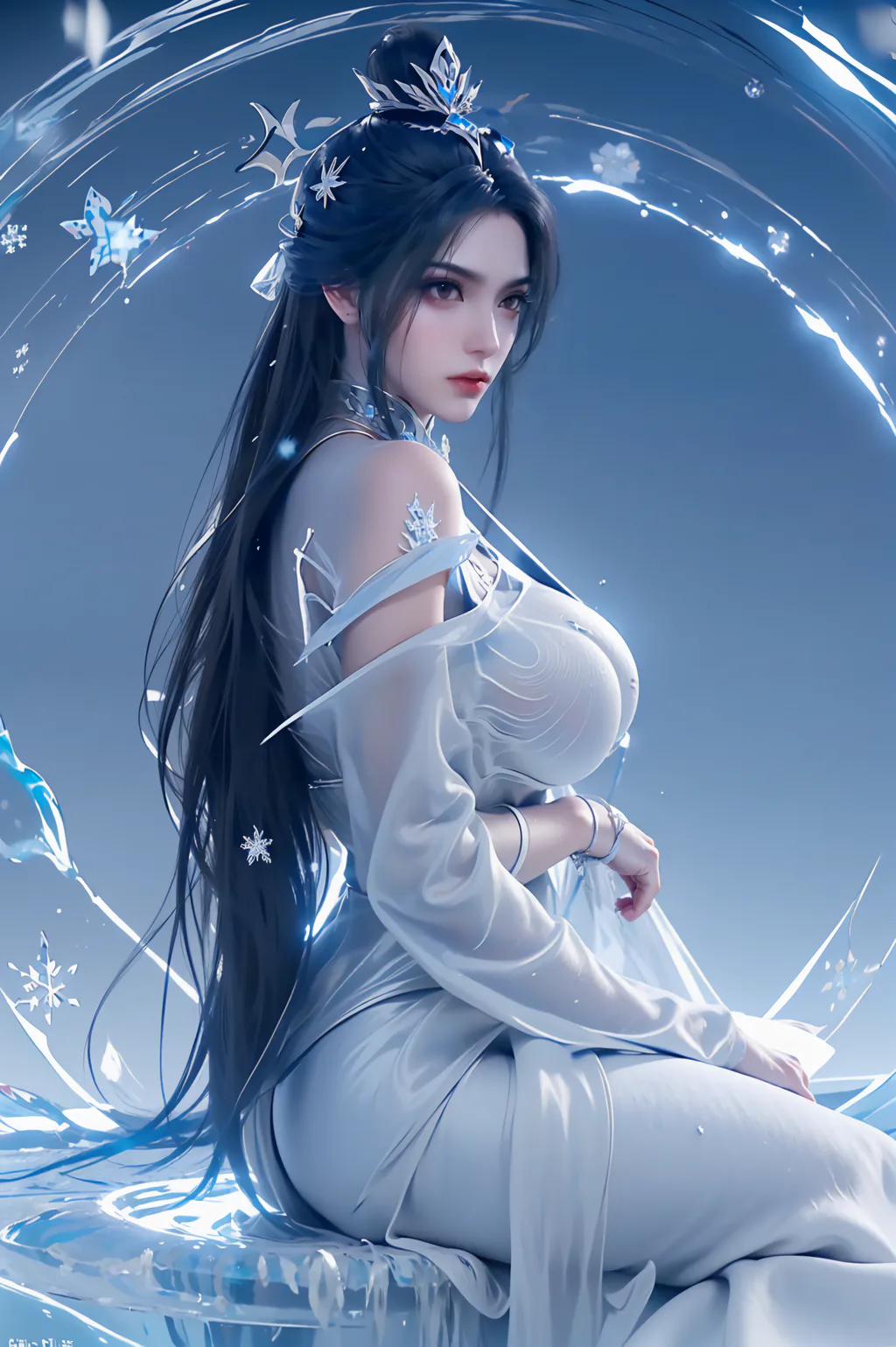 图片[3]-AI绘画 1029 诛仙-陆雪琪[16P/398M]-美图