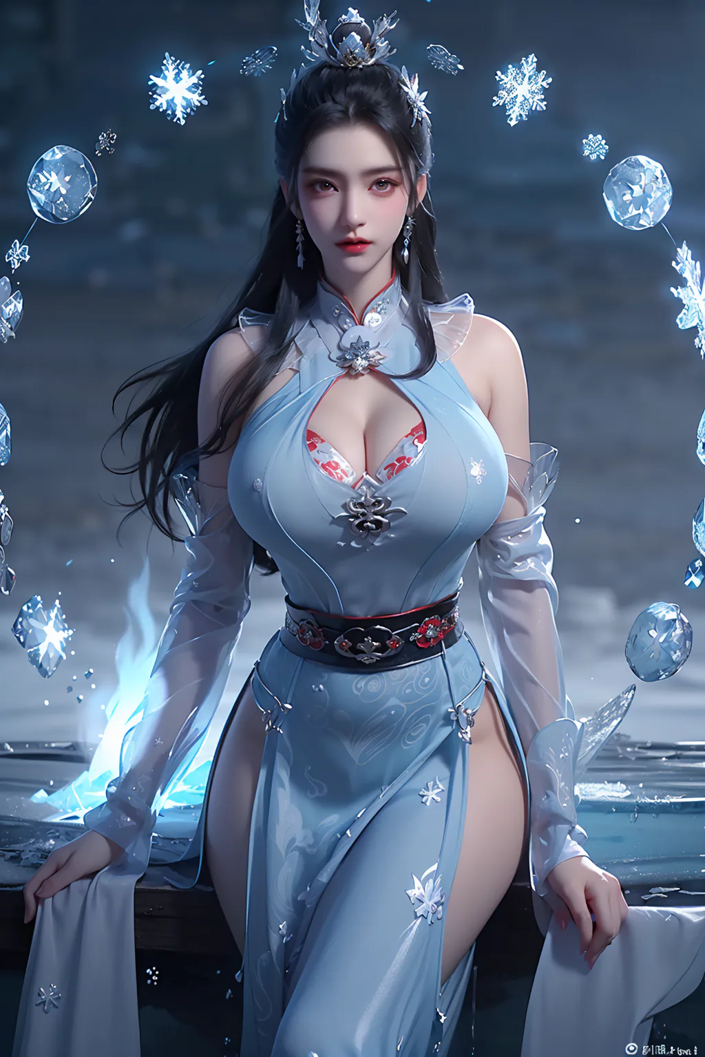 AI绘画 1030 暗河传-白鹤淮[75P/445M]-美图