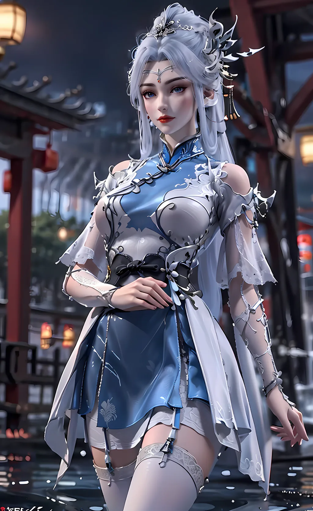 AI绘画 1032 百炼成神-宁雨蝶[53P/796M]-美图