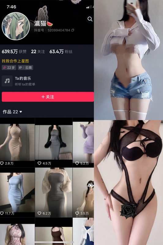 抖音 瀛猫 微密圈  NO.029期 【17P】最新至：2023.12.22-美图