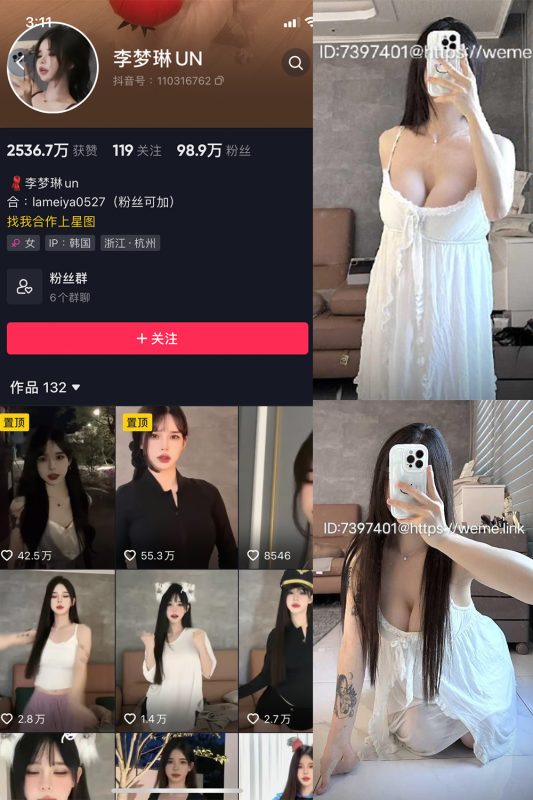 抖音 李梦琳 微密圈  NO.022期 【22P2V】最新至：2024.1.12-美图