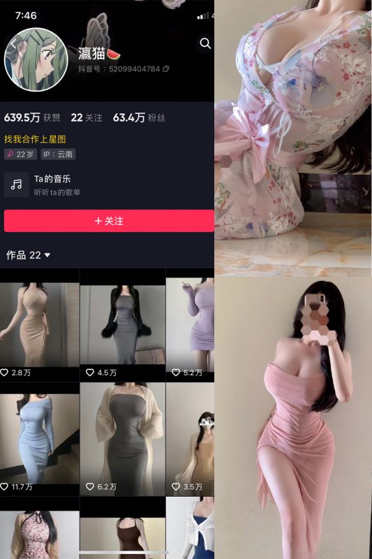 抖音 瀛猫 微密圈  NO.039期 【16P】最新至：2024.3.25-美图