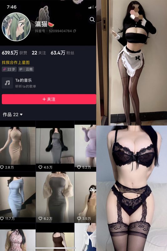 抖音 瀛猫 微密圈  NO.041期 【9P2V】最新至：2024.4.3-美图