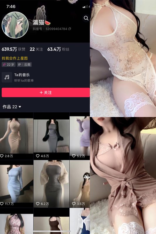 抖音 瀛猫 微密圈  NO.042期 【11P3V】最新至：2024.4.5-美图